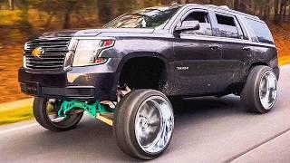 Best Moments of Lifted Trucks 2024  Highest Squatted Trucks in the World