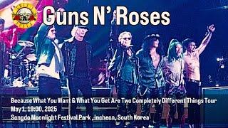 Guns N’ Roses | Full Show | 건즈앤로지스 내한 | 2025 World Tour Summer | Live in Incheon, Korea [250501]