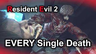 Every Single Death Animation in Resident Evil 2 (Remake)  Leon Death Scenes