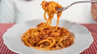 Pasta all’amatriciana: La vera ricetta originale – questa pasta italiana ha fatto impazzire tutti