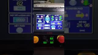 Lập trình PLC+HMI điều khiển máy cắt sắt tự động