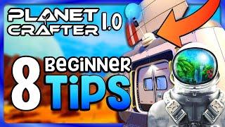 8 PLANET CRAFTER Beginner Tips in 5 Minutes! 