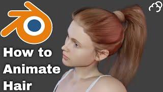 Blender how to Animate Hair - Softbody Physics