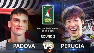 Padova vs Perugia | Italian Volleyball SuperLega 2024/2025