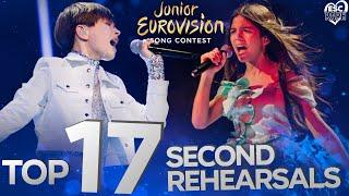 Junior Eurovision 2024 - My Top 17 (Second Rehearsals)