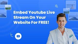 How to embed Youtube live stream on your website for FREE? #embed #youtubelive #website #sociablekit