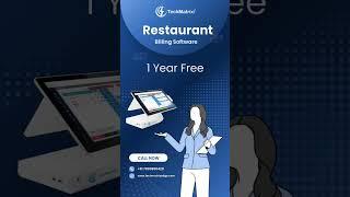 ️ Unlock your restaurant's potential with our billing software—now available for 1 year FREE!