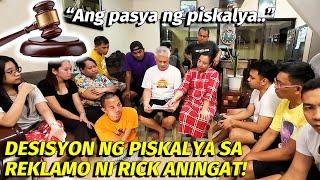 RICK ANINGAT" REKLAMO NA ISINAMPA, DISMISSED NG PISKALYA, BAKIT GANUON?!️