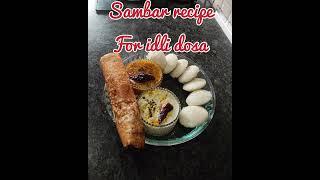 Sambar Recipe for Idli and Dosa #shorts #meenaskitchen #cooking