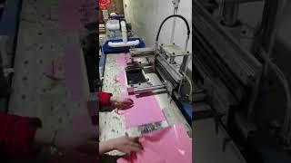 Plastic bags automatic screen printing machine