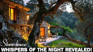 Stone House and Ancient Tree at Dusk. They are very beautiful, you should refer to them.