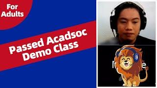 Passed Acadsoc Demo Class for Adults | Online English Teacher | Earn Money at Home