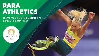 Low Wins Gold For Australia AND Sets World Record In Women's Long Jump T63 Para Athletics 