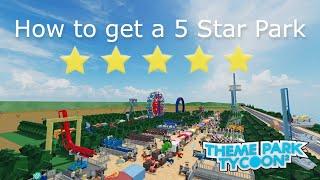 How to get a 5 Star Park in Theme Park Tycoon 2! | Tutorial