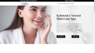 Skin FX Laser Spa, Kelowna’s Newest Skin Care Spa - Web Design Project