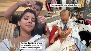 ULTIMA PROVA DO VESTIDO ANTES DO CASAMENTO | JORGINHO JÁ ESCOLHEU SEU LOOK