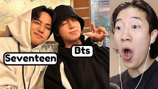 BTS and SEVENTEEN are FRIENDS?!