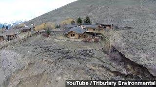 Slow-Moving Landslide Splits Wyo. House In Two