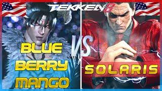 Tekken 8  BlueBerryMango (Rank #2 Devil Jin) Vs Solaris (Kazuya)  Ranked Matches