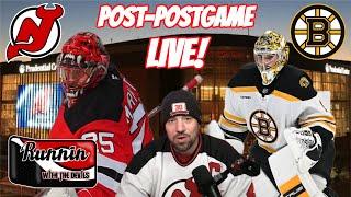 NJ Devils vs. Boston Bruins Post-Postgame LIVE! 4/8/25 LOOKING TO CLINCH A PLAYOFF SPOT!