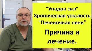 Секреты борьбы с хронической усталостью. Упадок сил.  Печеночная лень. Причина и лечение.