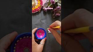 Diya decoration ideas  #diwalidecor #diwalispecial  #diyapainting @nehaartandcraft