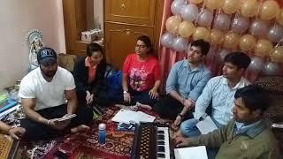 Raag Bhairab...Aalap..Sargamgeet..Bandish(class practice)