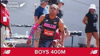 Boys 400m - New Balance Nationals Outdoor 2024