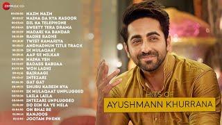 24 Hit songs Of Ayushmann Khurrana - Nazm Nazm, Naina Da Kya Kasoor, Dil Ka Telephone.....