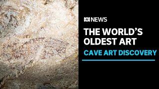 Scientists discover the world's oldest figurative art depicting a hunting scene | ABC News