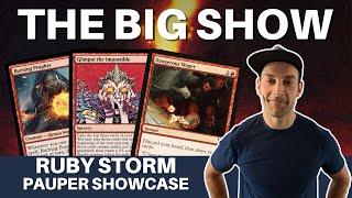 GOING ALL IN - I'm taking my MTG Pauper Ruby Storm deck into the big time in the Showcase Challenge