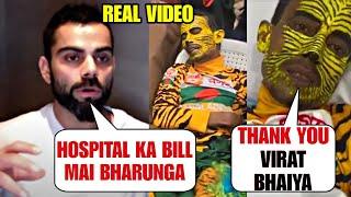 Virat Kohli did this for BANGLADESHI Tiger fan after Indian fans beat him badly won everyone's heart