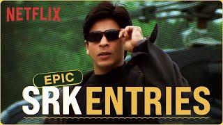 Shah Rukh Khan's ICONIC ENTRY SCENES for 4 Mins Straight!