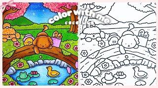 Lofi Color with me  Cozy Cuties by Coco Wyo | Ohuhu markers 