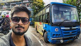 পাহাড়ে করলাম Bus Journey | Darjeeling to Siliguri Bus Journey | সস্তায় Comfort Journey