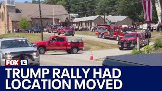 Donald Trump rally had location moved last minute | FOX 13 Seattle