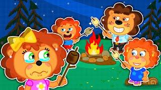 Skip to My Lou ️ Lion Family Camping  Camping Song - Nursery Rhymes &Kids Songs | Cartoon for Kids