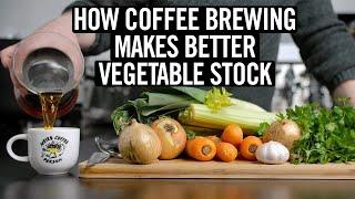 How Coffee Brewing Makes Better Vegetable Stock