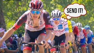 Mikkel Bjerg Drops Wout van Aert on Horquette d'Ancizan | Tour de France 2022 Stage 17