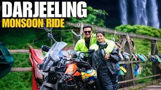 এই বৃষ্টিতে Darjeeling Tour | Darjeeling Tour 2024 | Darjeeling bike ride | Kolkata To Darjeeling