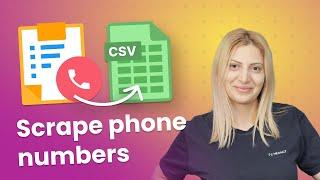 How to scrape phone numbers from any website