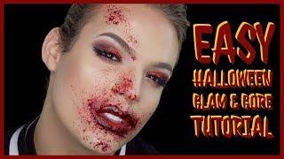 EASY HALLOWEEN GLAM & GORE TUTORIAL
