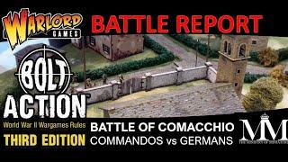 Commandos v Germans, Battle of Comacchio, Italy. Bolt Action 3rd Ed,  #warlordgames #boltaction #ww2