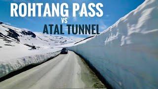 Rohtang Pass vs Atal Tunnel - Best Way for Bike Road Trip to Leh Ladakh