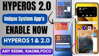 HyperOS 2.0 Top 5 New System App's Update,Ai Features,New Animation Enable Now,Any Redmi Xiaomi POCO