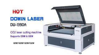 DOWIN LASER hot sales DW1390 co2 laser cutting machine