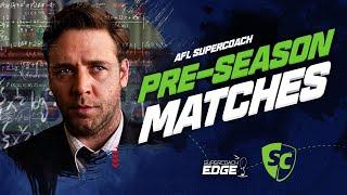 AFL SuperCoach 2025 | Recap of ALL Pre-season Matches