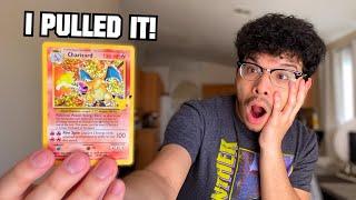 I did it.. I finally pulled THE RAREST CHARIZARD POKEMON CARD FROM CELEBRATIONS!