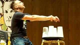 Brian Brushwood - Spinning Cups routine