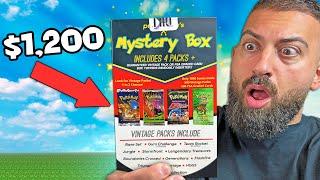 I Could NOT Handle $1,200 Pokemon Mystery Boxes...